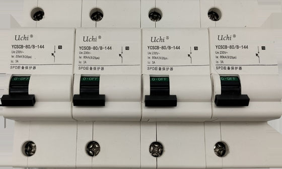 80KA dispersione l'interruttore UL94-V0 230AC dell'impulso di corrente